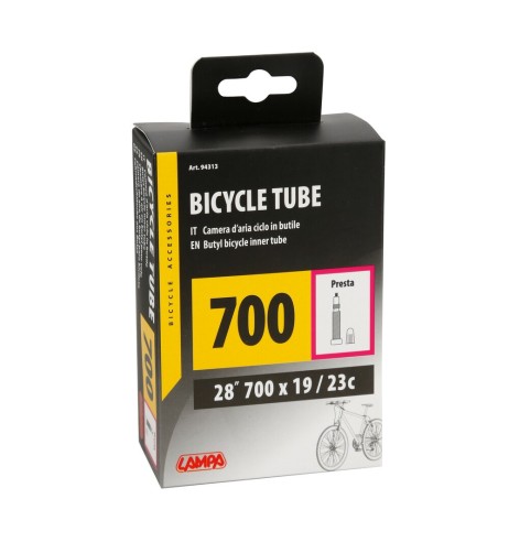 Camera d aria bici valvola presta 700 x 19 23c