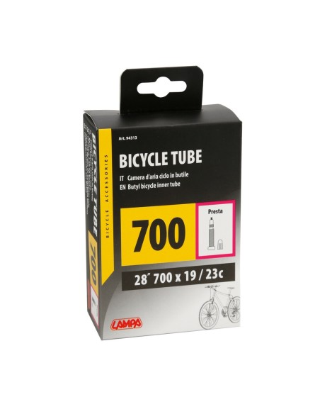 Camera d aria bici valvola presta 700 x 19 23c
