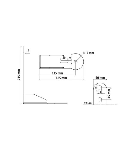 Staffa inox per antenna CB camion per Daf XF XG dal 2021