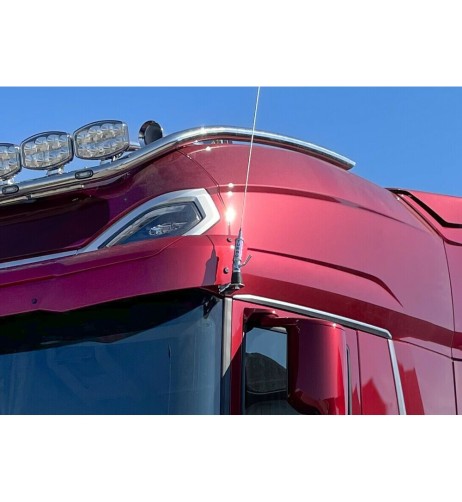 Staffa inox per antenna CB camion per Daf XF XG dal 2021