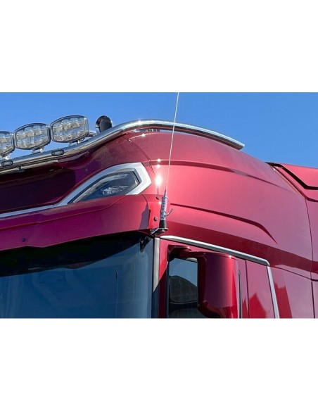 Staffa inox per antenna CB camion per Daf XF XG dal 2021