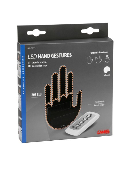 Luce decorativa interno Mano USB con telecomando 203 Led