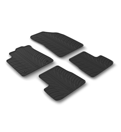 Set tappetini su misura gomma per Citroen C3 dal 2024