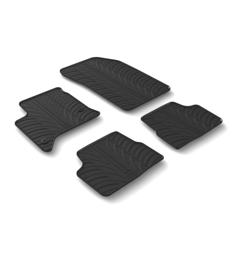 Set tappetini su misura gomma per Fiat 600 dal 2023