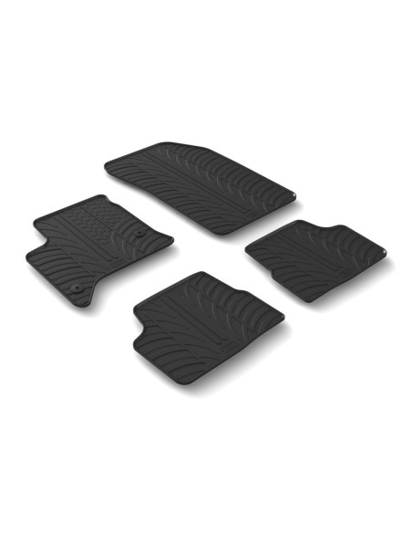 Set tappetini su misura gomma per Fiat 600 dal 2023