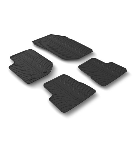 Set tappetini su misura gomma per Jeep Avenger manuale dal 2023