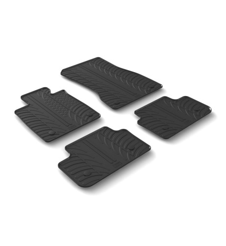 Set tappetini su misura gomma per BMW Serie 5 G60 berlina dal 2023