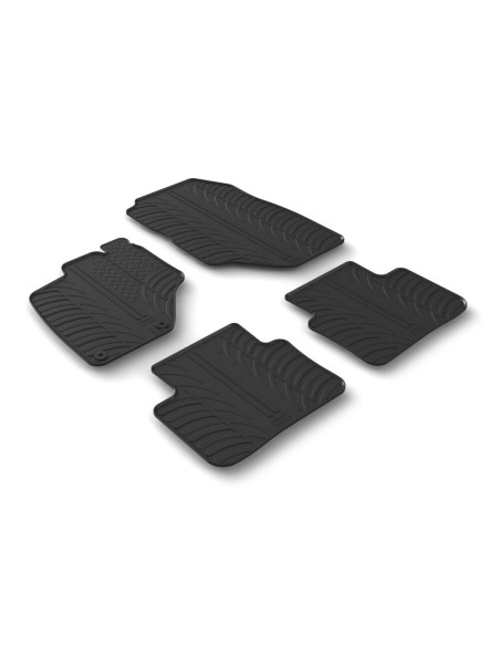 Set tappetini su misura gomma profumati Peugeot 5008 dal 2024