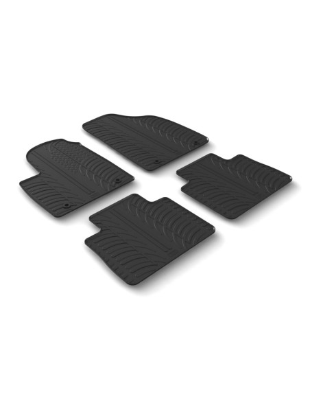 Set tappetini su misura gomma profumati MG HS 2021 2024