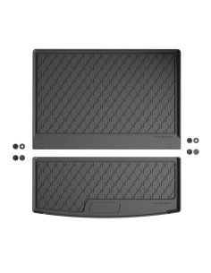 Vasca baule su misura gomma sintetica Peugeot 5008 7 posti dal 2024