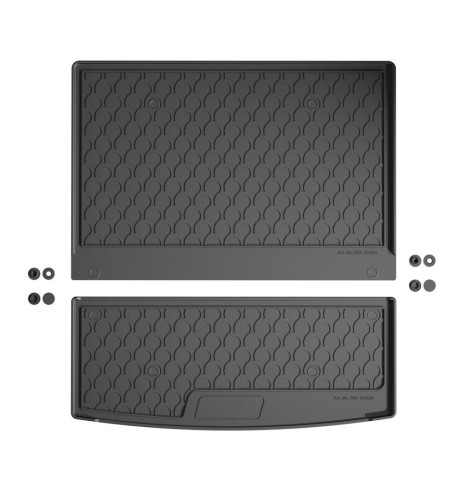 Vasca baule su misura gomma sintetica Peugeot 5008 7 posti dal 2024