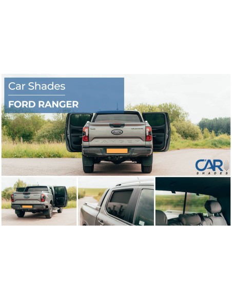 Kit tendine oscuranti parasole su misura Ford Ranger 4 porte dal 2022