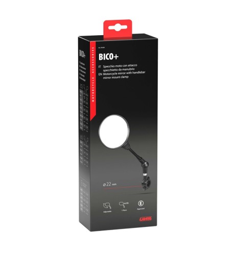 Specchietto Bico moto con attacco da manubrio