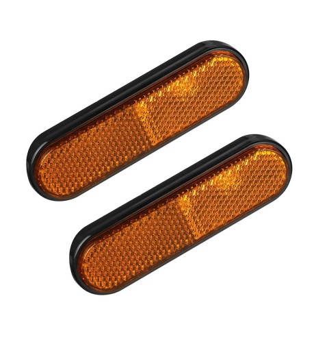 Coppia catarifrangenti adesivi per forcelle moto