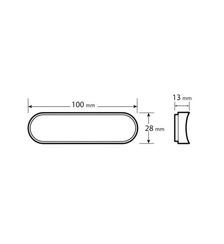 Coppia catarifrangenti adesivi per forcelle moto