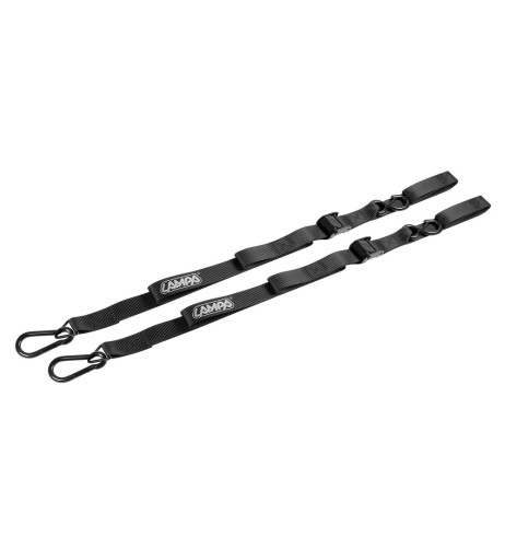 Coppia nastri tensori moto tensionamento verso il basso 210cm