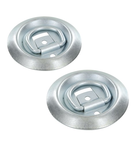 G1 Kit 2 anelli in acciaio per ancoraggio carichi 200kg