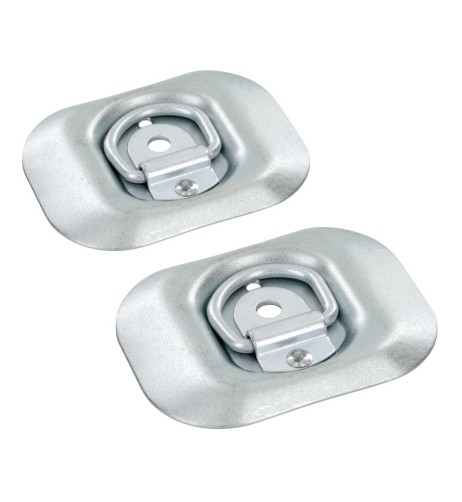 G2 Kit 2 anelli in acciaio per ancoraggio carichi 180kg