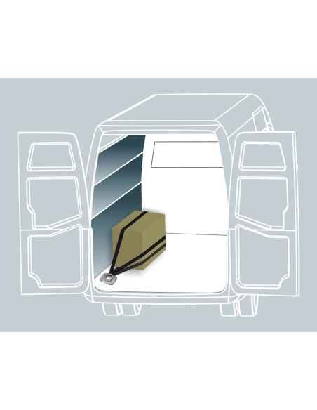 G2 Kit 2 anelli in acciaio per ancoraggio carichi 180kg