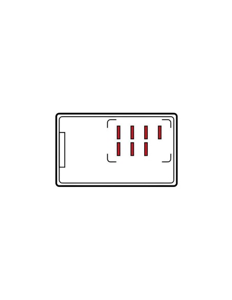 Flasher 7 PIN rel intermittenza elettronica frecce 12V 1 2A