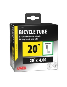 Camera d aria bici valvola Schrader 20 x 4 00
