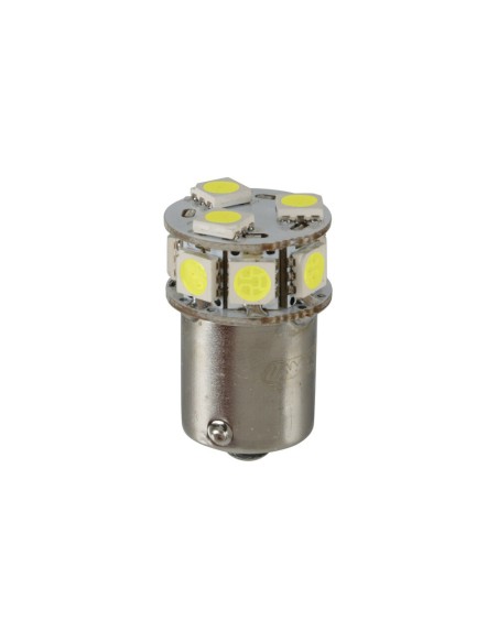Lampadina Led 24 32V BA15s P21W 10 LED 180lm bianco