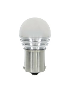 Lampadina auto BA15s P21W 1 mega Led COB 10 30V Bianco