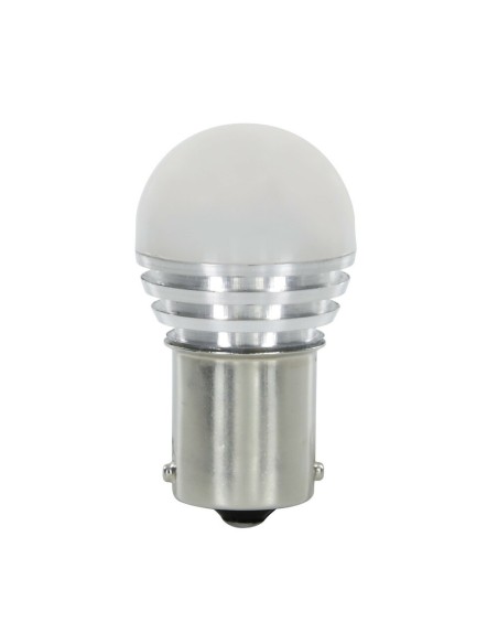 Lampadina auto BA15s P21W 1 mega Led COB 10 30V Bianco