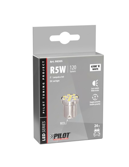 Lampadina Hyper Led 24 28V BA15s R5W 12 LED 120lm