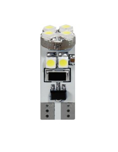 Coppia lampadine Hyper Led 24V T10 W2 1x9 5d 8 LED bianche