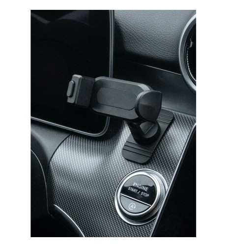 Porta telefono a clip con base adesiva Compact