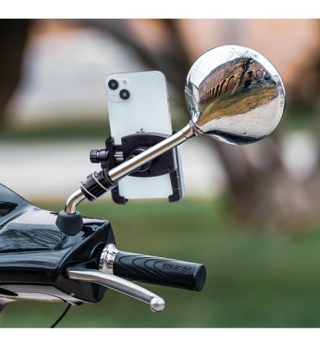 Porta telefono universale attacco specchietto o parabrezza Smart Scooter Gr