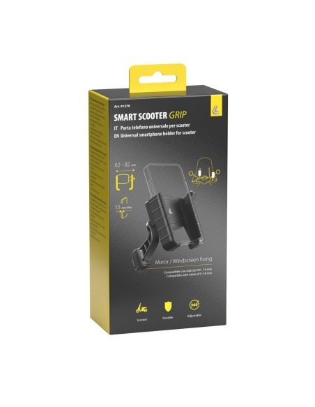 Porta telefono universale attacco specchietto o parabrezza Smart Scooter Gr