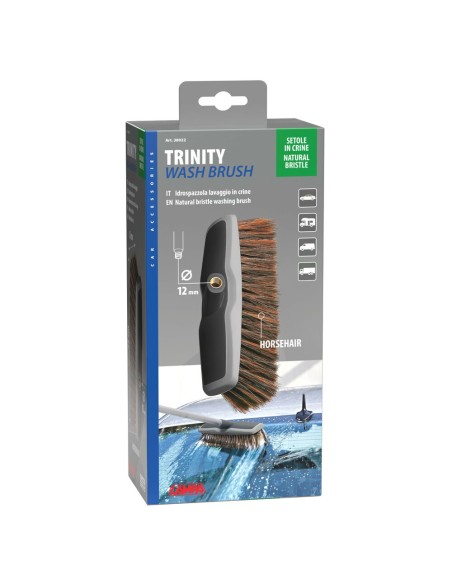 Idrospazzola lavaggio con setole in crine 25x8cm