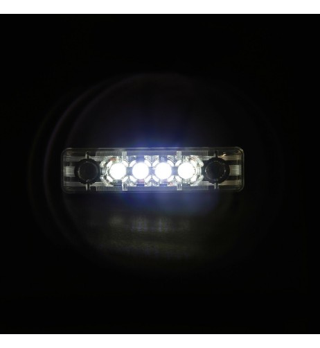 Luce a 4 led IP67 perimetrale ingombro camion 24V colore Bianco