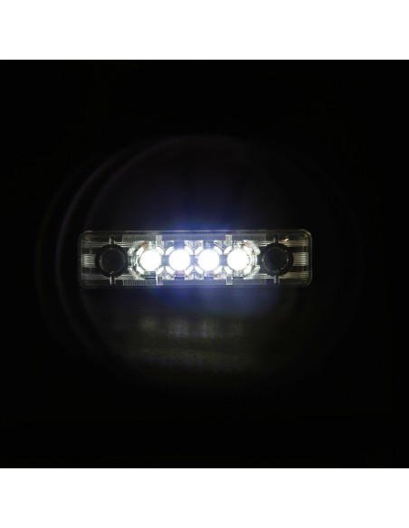 Luce a 4 led IP67 perimetrale ingombro camion 24V colore Bianco