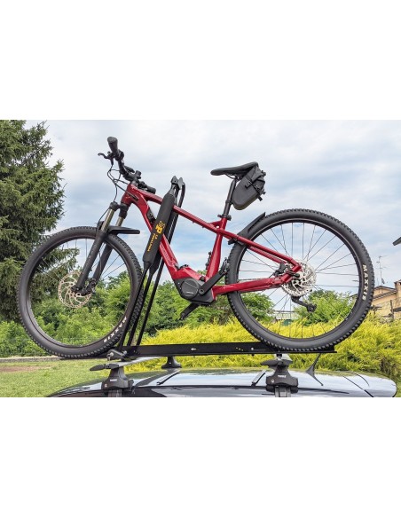 Portabici da tetto per barre portatutto Prealpina Senior 7009