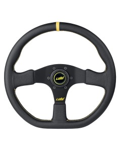 Volante universale Luisi Stealth Corsa 355mm in pelle