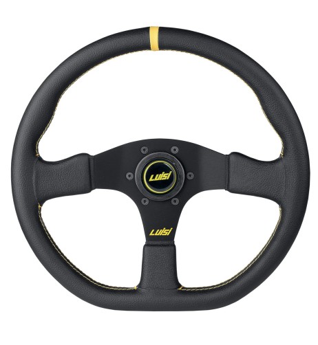 Volante universale Luisi Stealth Corsa 355mm in pelle
