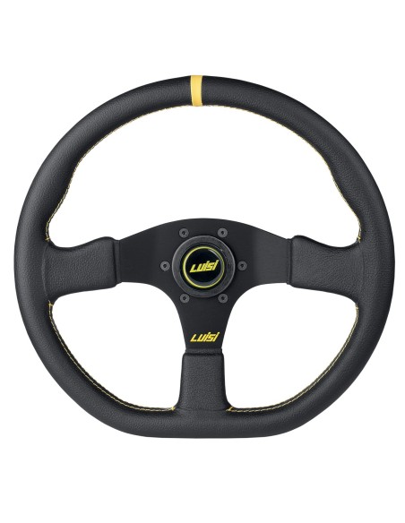 Volante universale Luisi Stealth Corsa 355mm in pelle