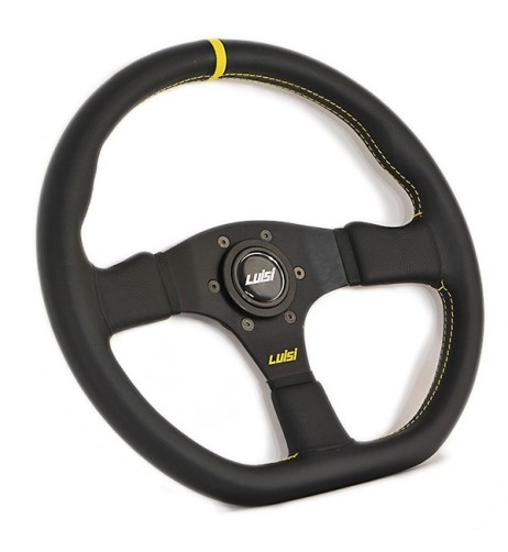 Volante universale Luisi Stealth Corsa 355mm in pelle