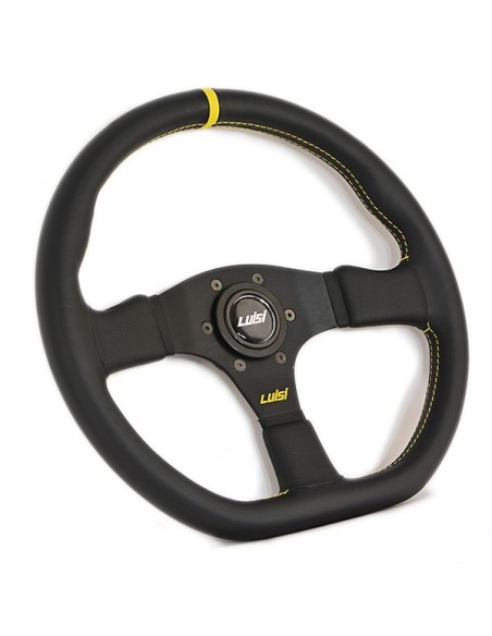 Volante universale Luisi Stealth Corsa 355mm in pelle