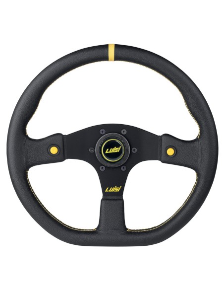 Volante universale Luisi Stealth Corsa HP 355mm in pelle