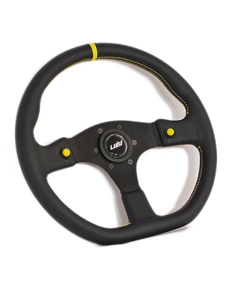 Volante universale Luisi Stealth Corsa HP 355mm in pelle