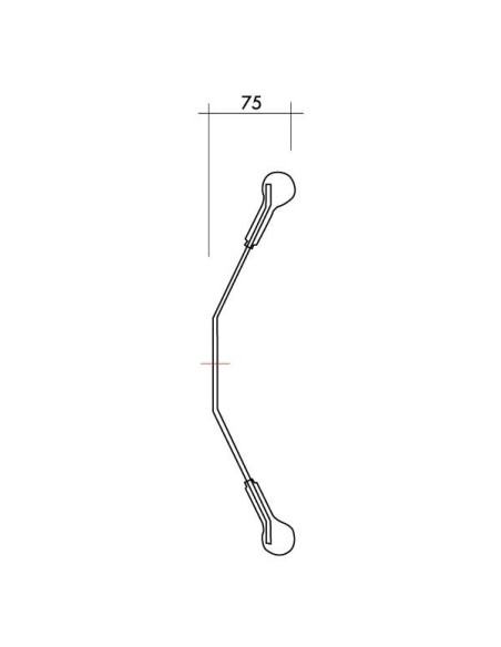Volante universale Luisi Mirage Corsa 350mm in pelle nera