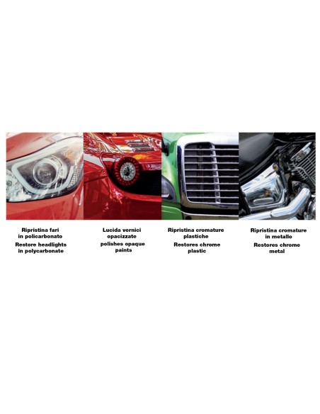 Spray per ripristino fari in policarbonato ingialliti 400ml Simoni Racing