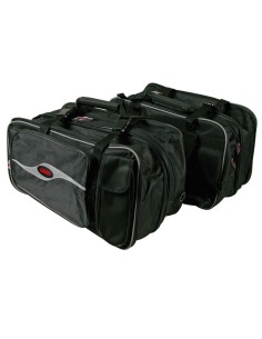 Coppia borse laterali espandibili universali moto 24 24 litri