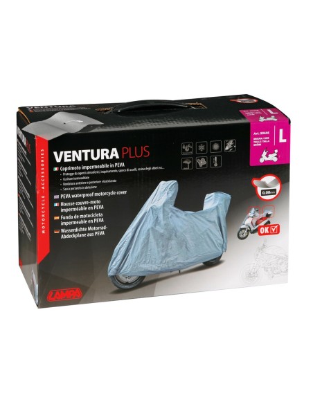 Coprimoto Ventura Plus moto scooter con parabrezza e bauletto 203x119x89cm