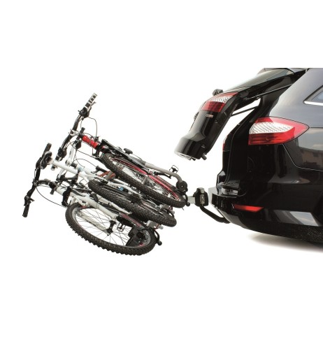 Portabici per gancio traino inclinabile Parma 2 bici