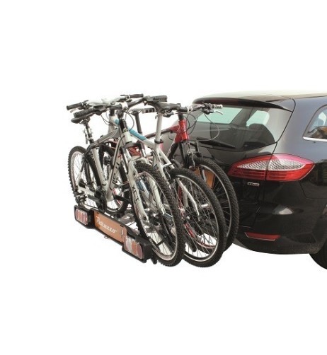 Portabici per gancio traino inclinabile Parma 3 bici